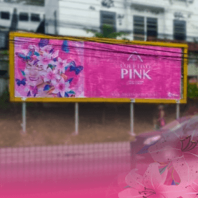 outdoor com coletivo pink